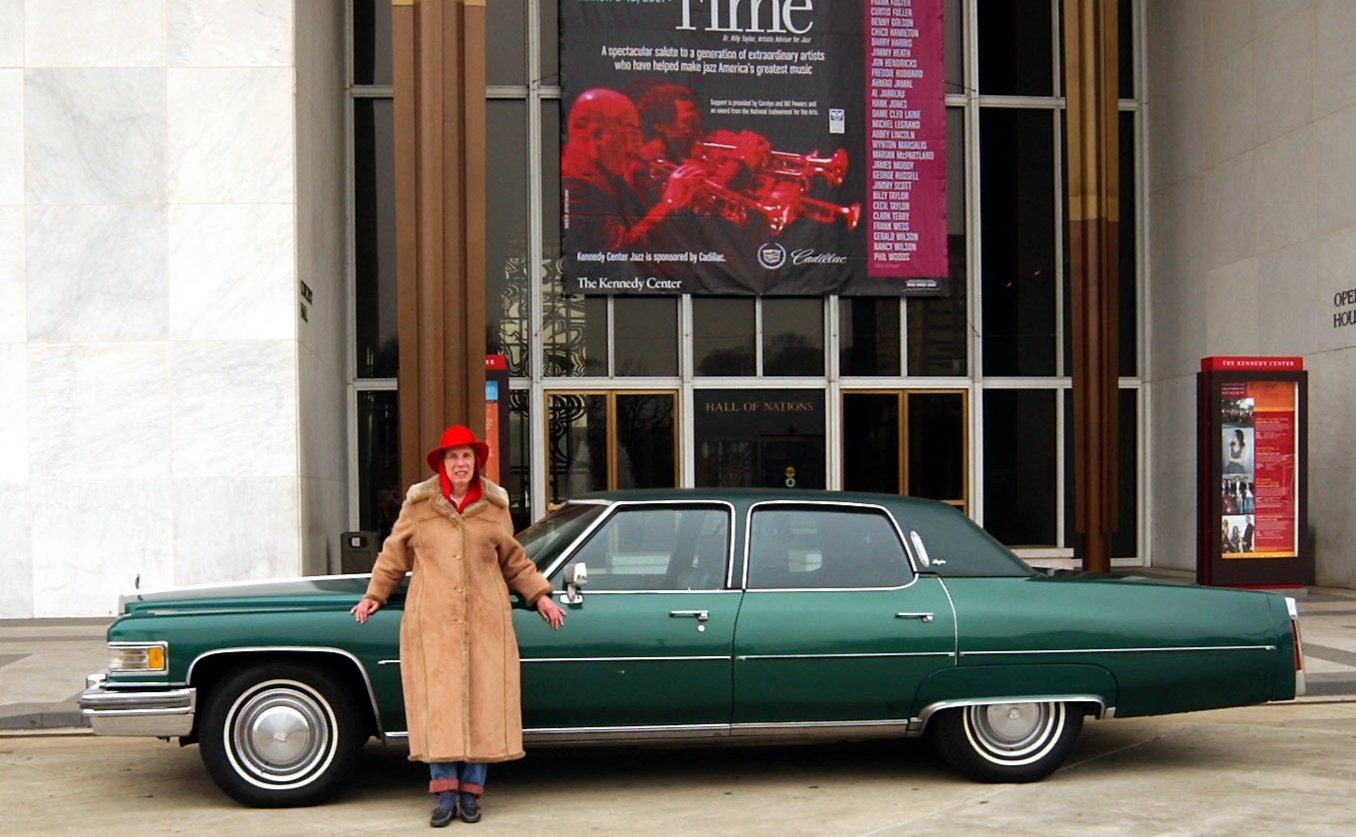 Mignon C. Smith outside the Kennedy Center in Washington, DC